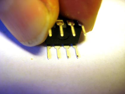 Microcontroller Pin Bending