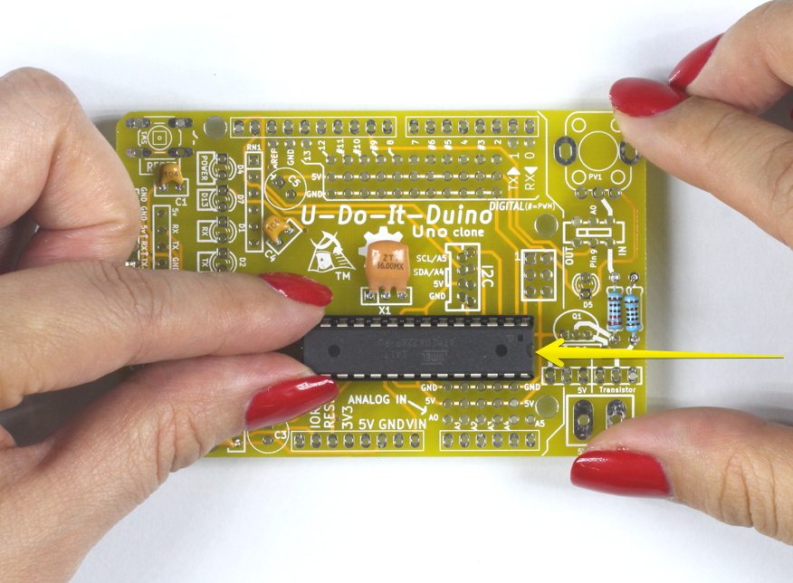 Microcontroller orientation